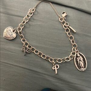 Silver Charm Bracelet